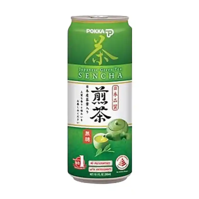 无糖日式煎茶 罐装 300毫升 /Sencha Japanischer Grüntee ohne Zucker 300ml POKKA