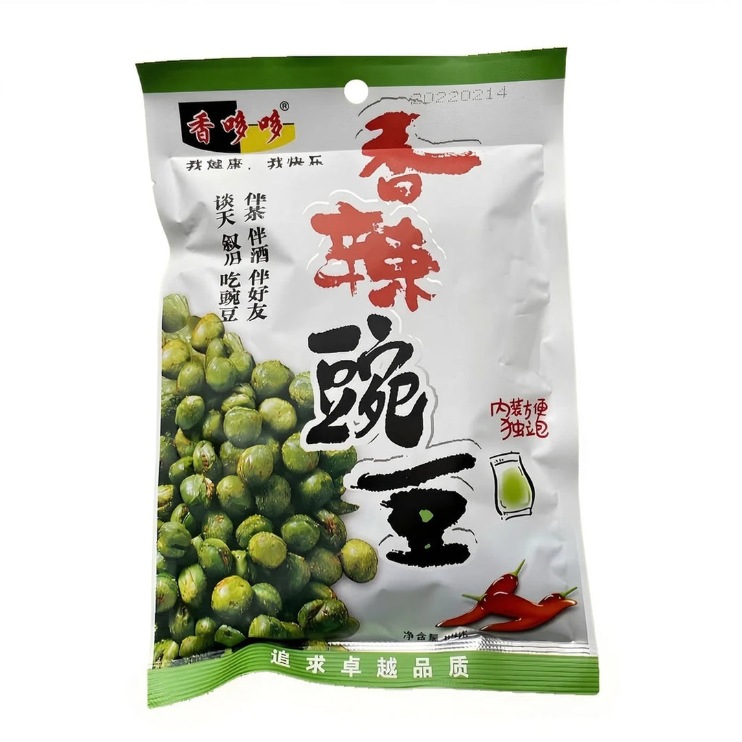 香哆哆 香辣味豌豆 80克 /Gebratene Erbsen scharf 80g XDD