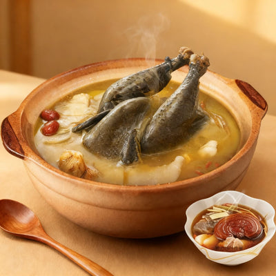 芙蓉嫂 天麻黄芪 炖乌鸡汤料 70克 /Kräutermischung für Schwarzhuhnsuppe mit Tianma und Huangqi 60g FRS