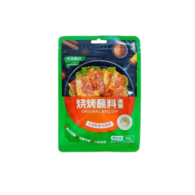 华海顺达 烧烤蘸料 原味 30克 /Barbecue Dip Sauce Originalgeschmack 30g HUASEED