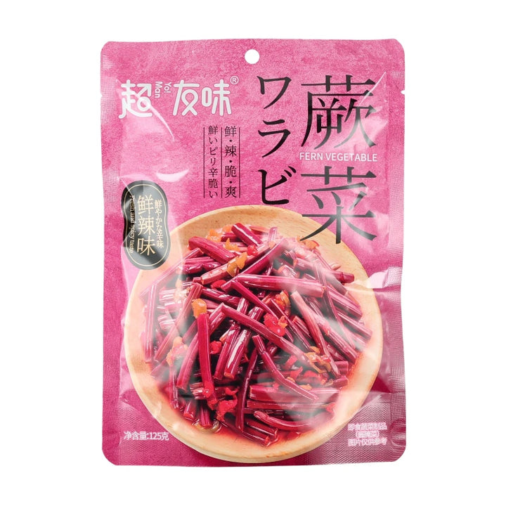 超友味 蕨菜 鲜辣 125克 /Farngemüse würziger Geschmack 125g CHAOYOUWEI