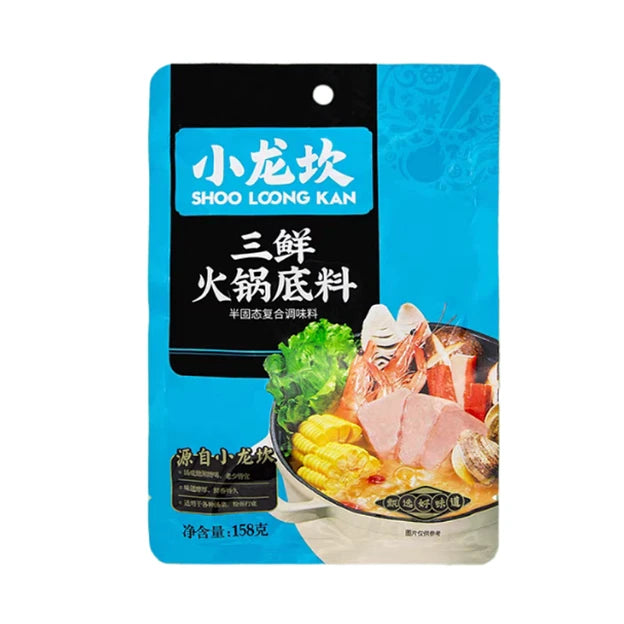 小龙坎 三鲜火锅底料 158克 /Hot Pot Würze Drei Köstlichkeiten 158g SHOOLOONGKAN