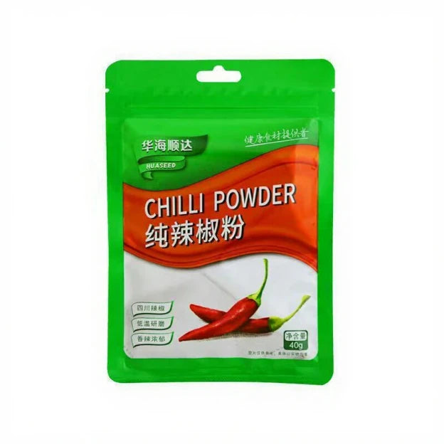 华海顺达 纯辣椒粉 40克 /Reines Chilli Pulver 40g HUASEED