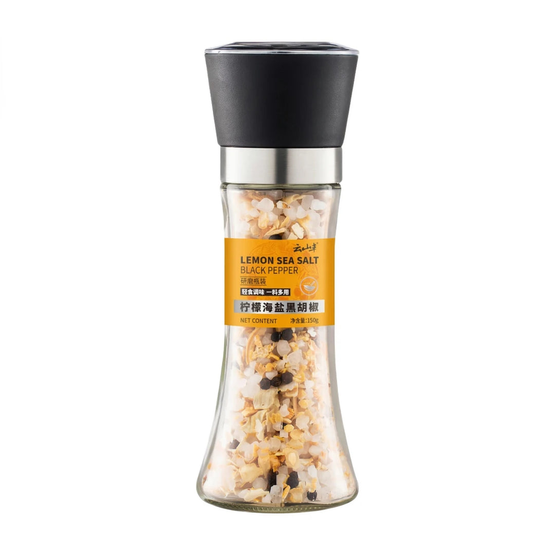 云山半 柠檬海盐黑胡椒 150克 /Zitronen Meersalz Schwarzer Pfeffer 150g YSB