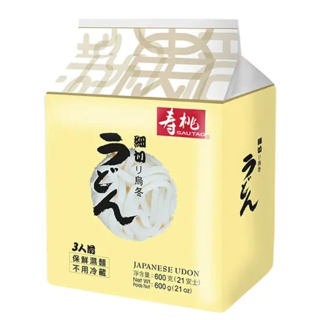 寿桃牌 日式细切乌冬面 600克 /Japanese Udon Nudeln 600g SauTao