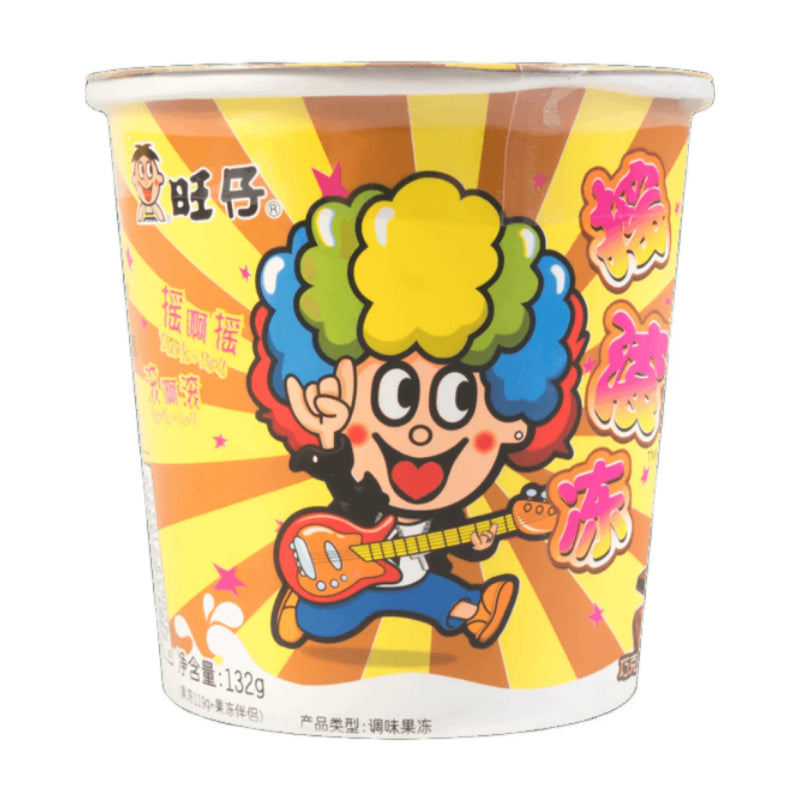 旺仔 摇滚冻 巧克力味果冻 132克 /Rock Jelly Schokoladengelee 132g WANT WANT