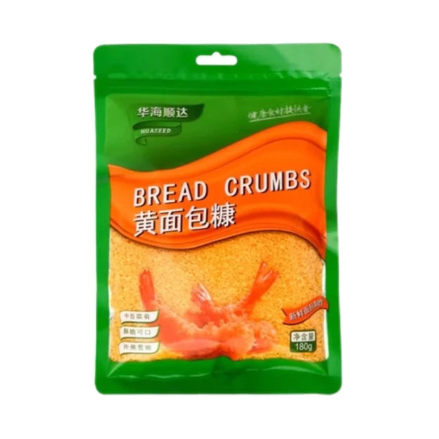 华海顺达 黄面包糠 180克 /Gelbe Semmelbrösel Panko Brotkrümel 180g HUASEED