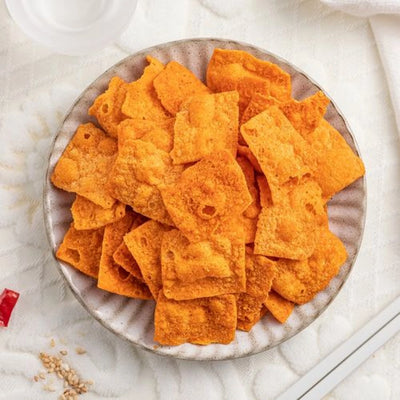 潮巴爷 魔鬼脆片 魔香辣味 200克 /Knusprige Scheibe Teufelssnack 200g ChaoBaYe