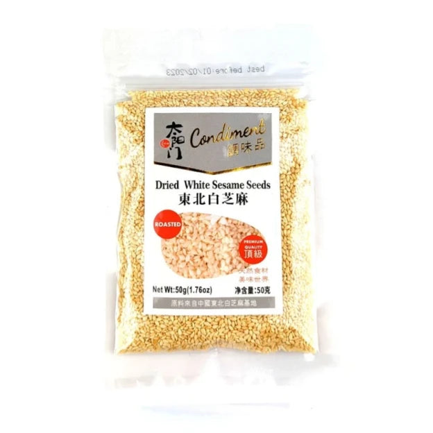 太阳门 烤东北白芝麻 50克 /Gekocht Sesamsamen 50g TYM