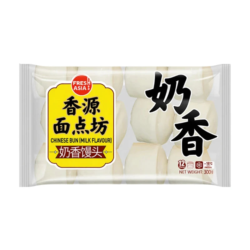 冰冻-Tiefgefroren! 香源 面点坊 奶香馒头 300克 / Dampfbrötchen Milchgeschmack 300g