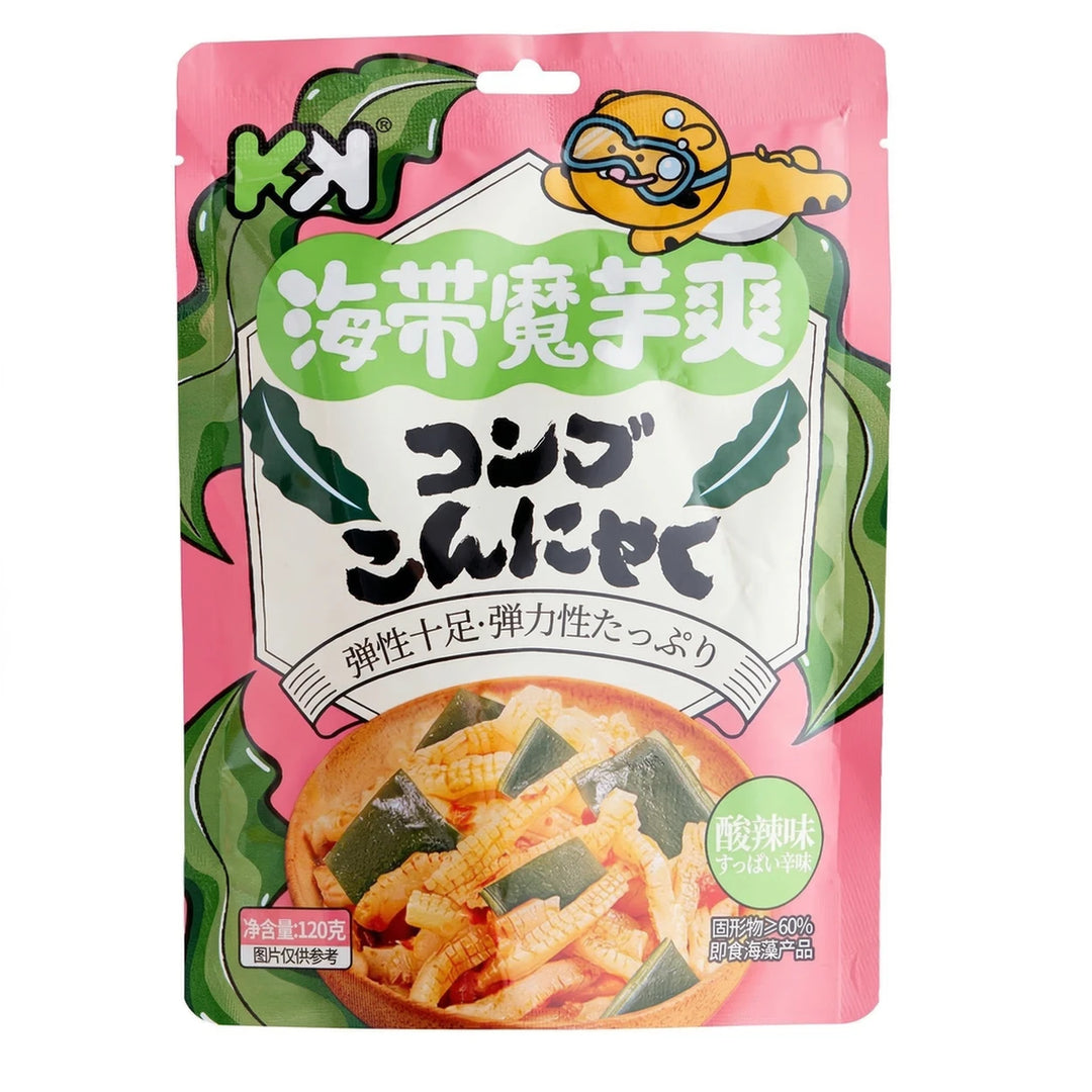 超友味 海带魔芋爽 酸辣味 120克 /Seetang Konjacstreifen Sauer Würziger Geschmack 120g CHAOYOUWEI