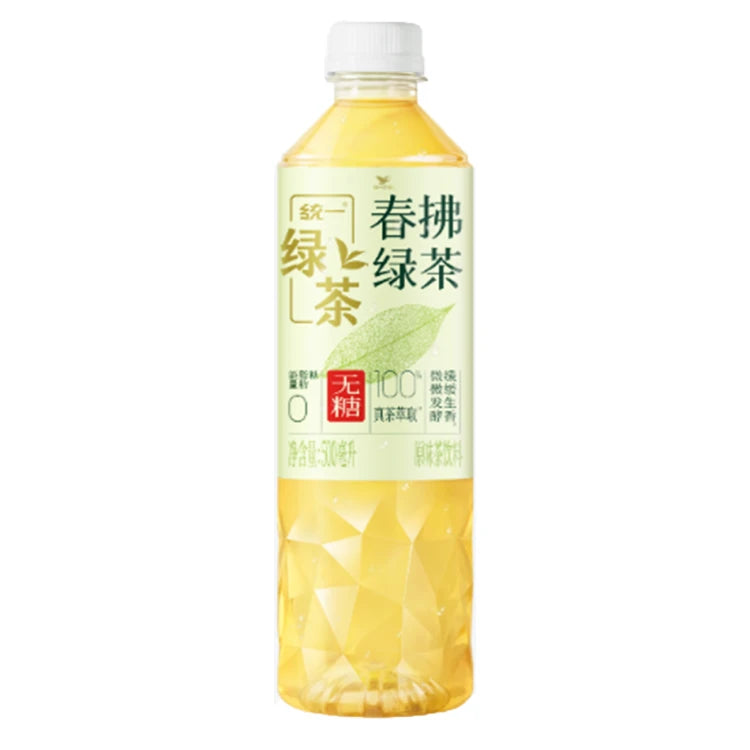 统一 春拂绿茶 原味茶饮料 500毫升 /Grüner Tee Original Teegetränk 500ml UNIF