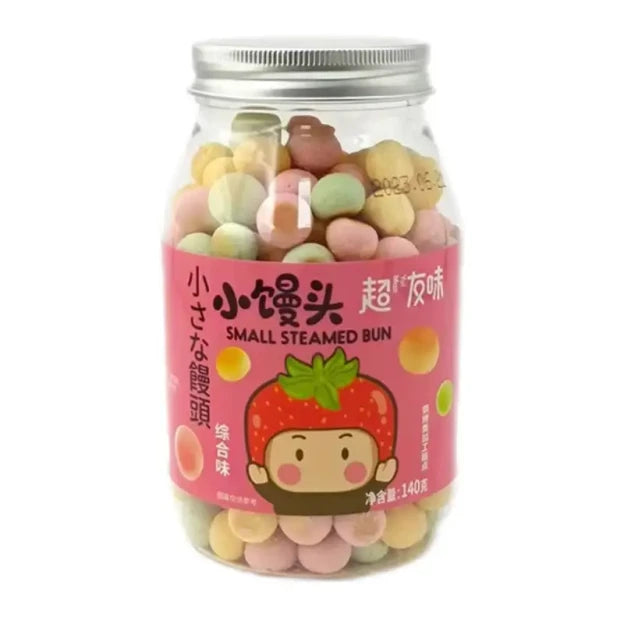 超友味 小馒头 牛奶蔬菜蛋黄综合口味 140克 /Little Buns mit Milch Gemüse Eigelb Kombinationsgeschmack 140g CHAOYOUWEI