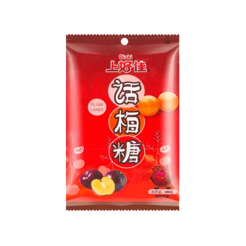 上好佳 硬糖 话梅糖 100克 /Hartbonbons Pflaumenbonbons 100g OISHI