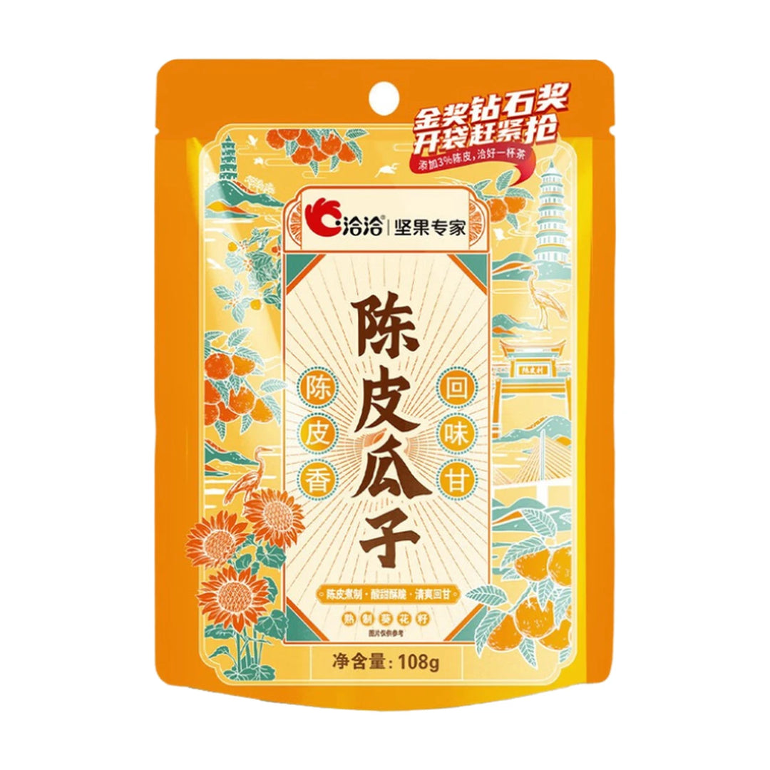 洽洽 瓜子 陈皮味 108克 /Sonnenblumenkerne mit Mandarinenschalen Geschmack 108g ChaCha