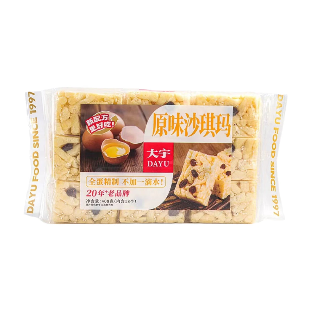 大宇 沙琪玛 原味 408克 (18个) /Dessert Weichmehlkuchen Original Geschmack Sachima 408g Daewoo