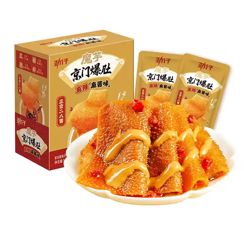 劲仔 荆门魔芋 麻辣芝麻味 20小包 /Jingmen Konjak Sesamgeschmack scharf und würzig 20*18g Jin Zai