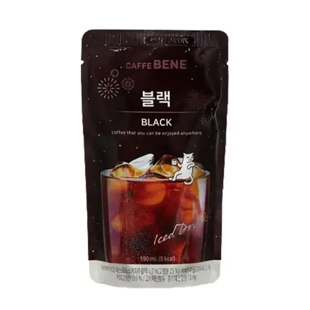 韩国 即饮黑咖啡 袋装 190毫升 /Schwarzer Kaffee Beutel 190ml CAFFE BENE