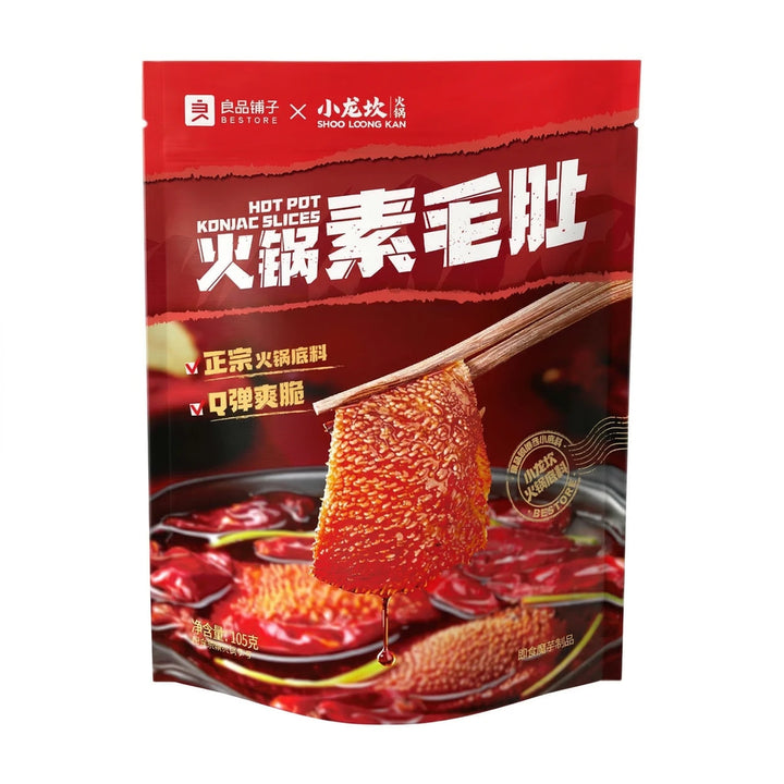 良品铺子 火锅素毛肚 105克 /Konjac Slices Spicy Hotpot 105g Bestore