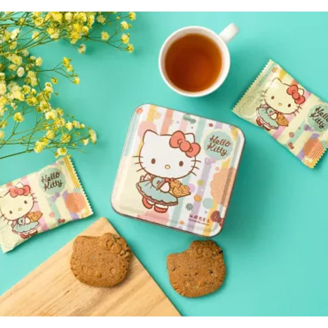 红樱花 凯蒂猫 伯爵茶味饼干 铁盒装 65克 /Hello Kitty Earl Grey Keks Dose 65g Red Sakura