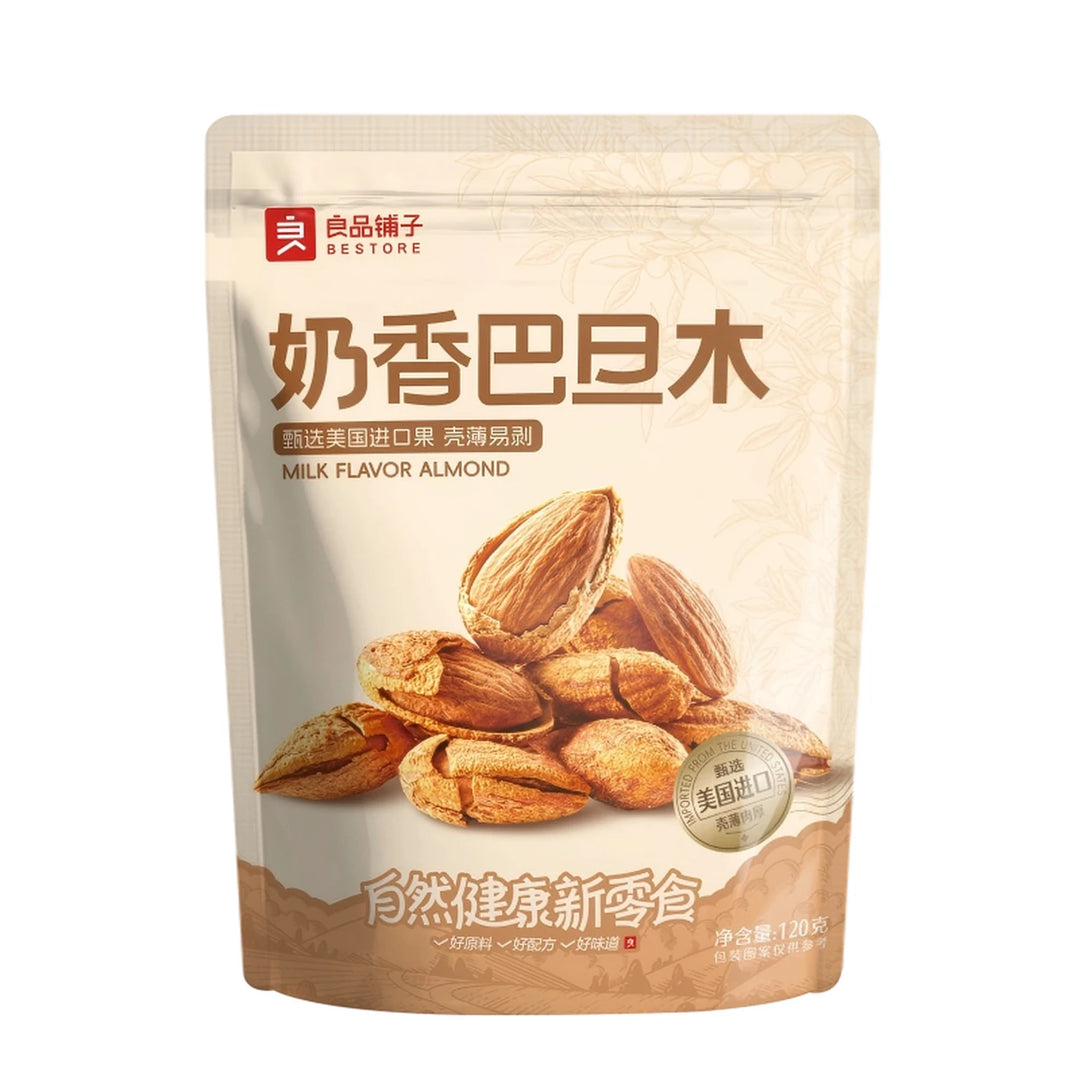 良品铺子 奶香巴旦木 120克 /Mandeln mit Milchgeschmack 120g Bestore