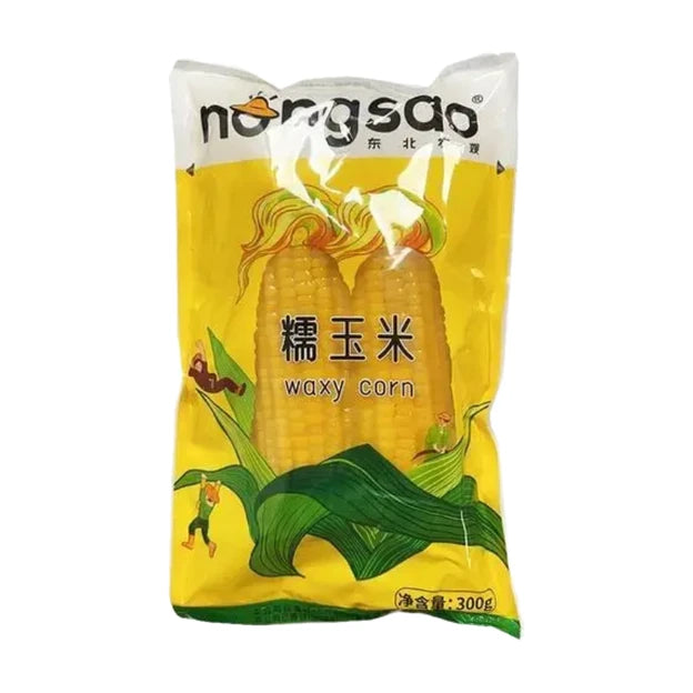 东北农嫂 黄糯玉米 2根 /Gelber Klebmaiskolben 300g NONGSAO