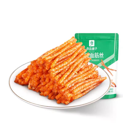 良品铺子 爆辣面筋丝 80克 /Würzige Gluten-Schnipsel 80g Bestore