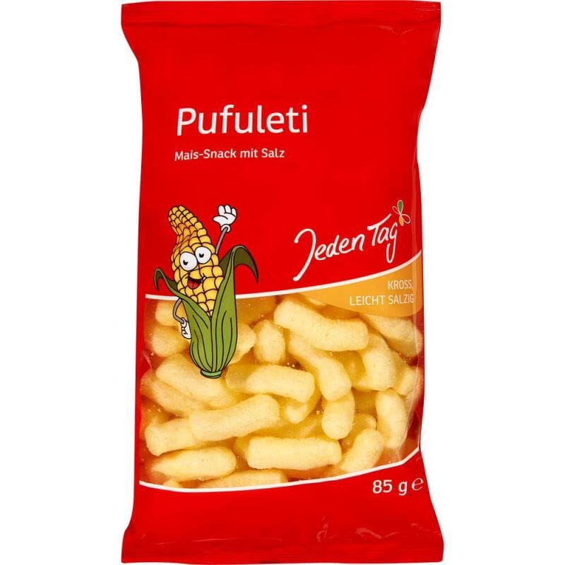 每日 玉米零食 85克 /Pufuleti Mais-Snack 85g Jeden Tag
