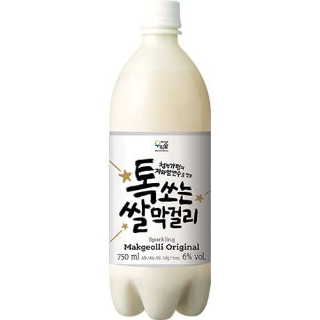 韩国马格利米酒 原味 6度 750毫升 /Koreanischer Reiswein Makgeolli 6% Vol. vol 750ml WOORISOOL