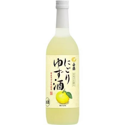 日本 白鹤 柚子利口酒 9.5%酒精 700毫升 /Yuzu Likör 9,5% Vol. 700ml HAKUTSURU