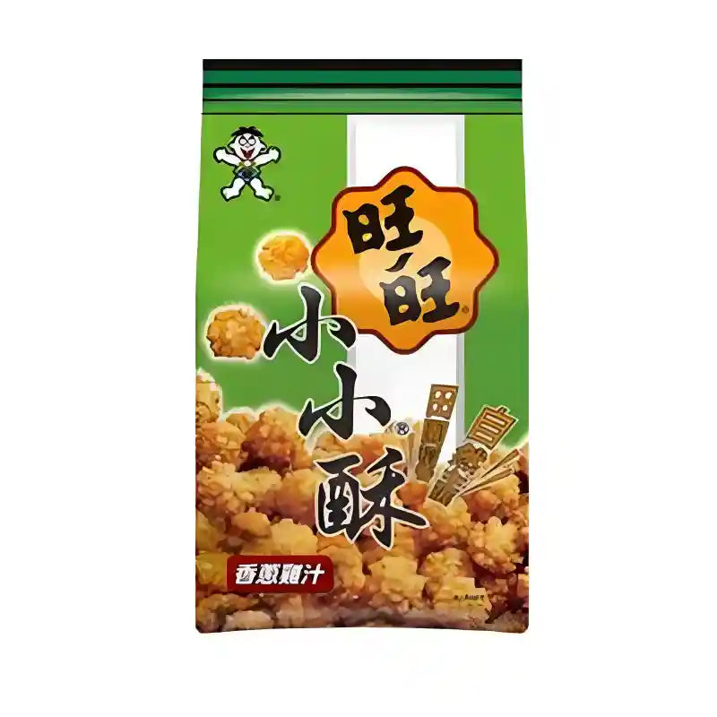 旺旺 小小酥 香葱鸡汁味 180克 /Mini-Reiskräcker Hähnchengeschmack 180g WantWant