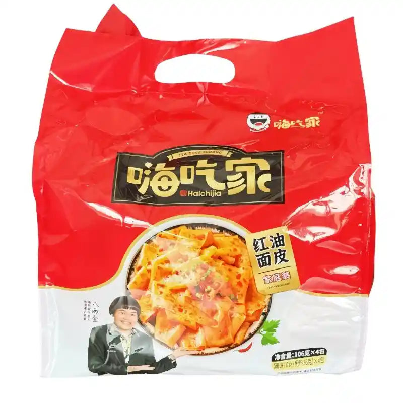 嗨吃家 红油面皮 106克*4 / Rote Ölnudeln  Haichijia 106g*4