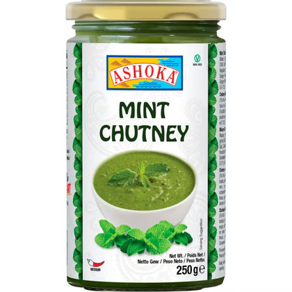 薄荷酸辣蘸酱 250克 /Chutney Minze Minz- Dip- Sauce 250g ASHOKA