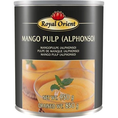皇家 阿方索芒果果肉泥 850克/ Mangopüree Mangofruchtfleisch Alphonso 850g ROYAL ORIENT