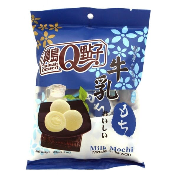 宝岛Q点子 麻薯 鲜奶大福 120克 /Mochi mit Milch 120g TW