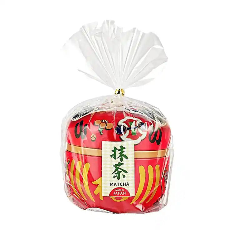 日本 抹茶粉 达摩罐装 30克 /Japanische Matcha Pulver in Daruma Dose 30g HISHIWAEN