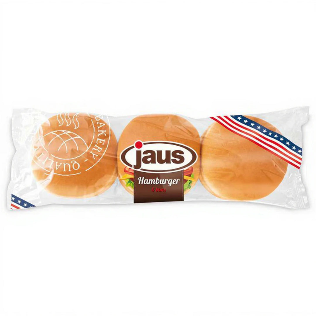 经典汉堡芝麻面包 6*50克 /Hamburger Brötchen mit Sesam 6*50g Jaus