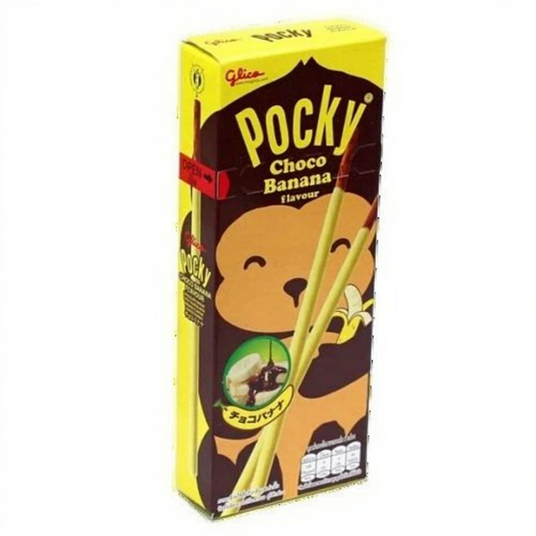 格力高百奇 香蕉巧克力味 饼棒 25克 /Pocky Wholesom KeksStick mit Banana- Schokoladegeschmack 25g Glico