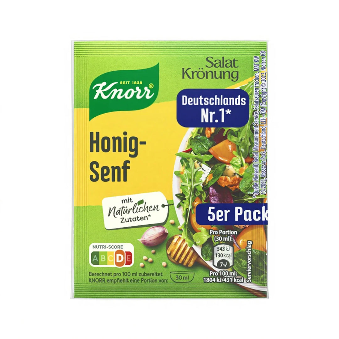 家乐 蜂蜜芥末 沙拉酱 5份 /Salatkrönung Honig-Senf Dressing 5 Portionen KNORR