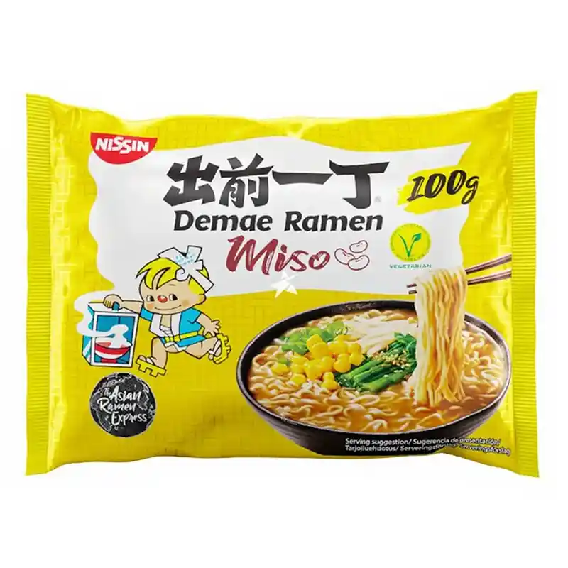 出前一丁 味噌味 方便面 100克 / Instant Demae Ramen Nudeln Miso 100g NISSIN