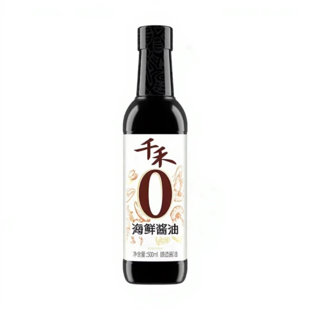 千禾 0添加 海鲜酱油 500毫升 /Meeresfrüchte Sojasauce 500ml QIANHE