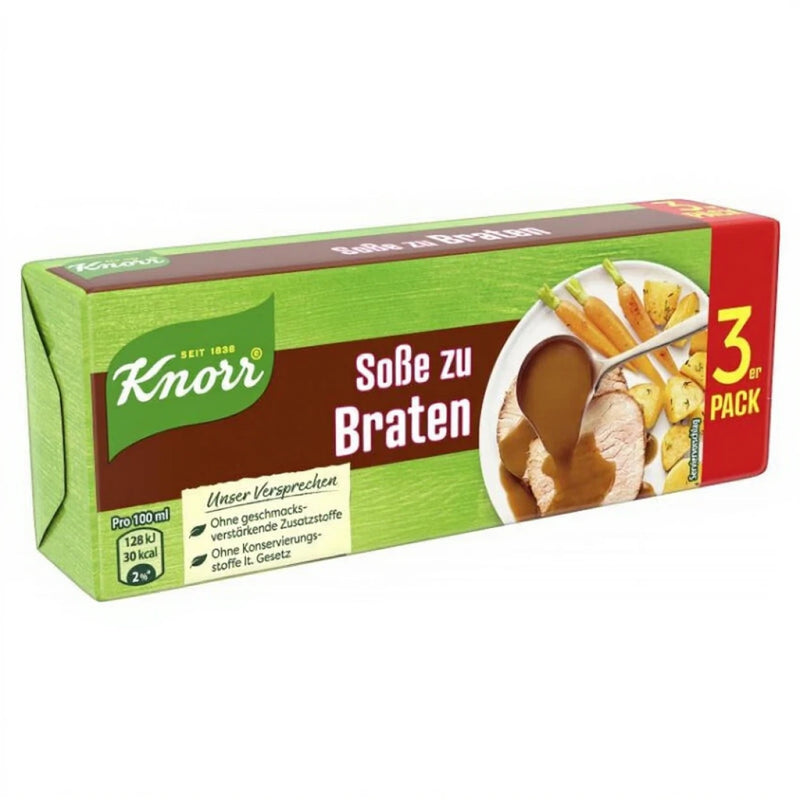 家乐牌 烧肉酱调料包 3份装 /Soße zu Braten ergibt 3*250ml KNORR