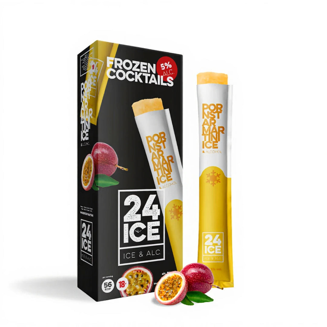 鸡尾酒 热情果 马天尼 5% Alc. 5条装 /Cocktails Passionsfrucht Pornstar Martini 5% Alc. 5er-Pack 24ICE