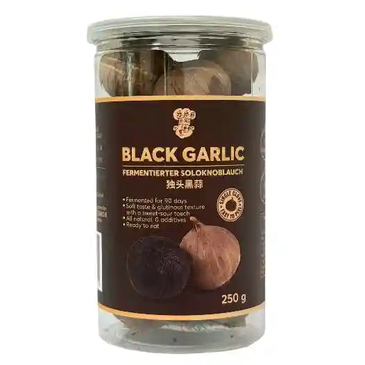 乐乐厨 独头单瓣黑蒜 250克 /Schwarzer Knoblauch, einzelne Zehen 250g LLC