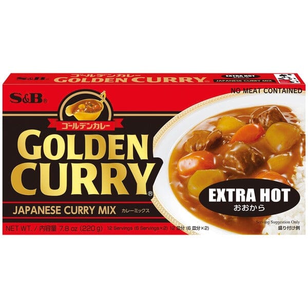 S&amp;B 日式咖喱块 特辣 12份 / Würzpaste für Curry extrascharf 220g S&amp;B
