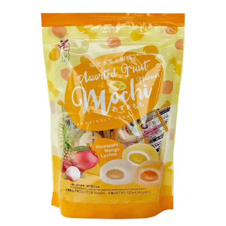 花之恋语 小麻糬 菠萝 芒果 荔枝 120克 /Mochi Ananas Mango Litchi 120g LL