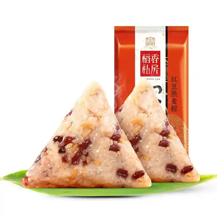 稻香村 稻香私房 红豆燕麦粽子 2个装 /VEGAN Zongzi Reisknödel im Bambusblatt gefüllt mit roter Bohne u. Hafer 2*120g DXC