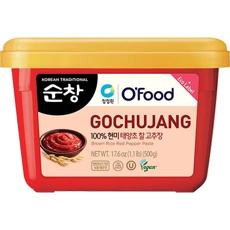 清净园 韩国 红辣椒酱 素 500克 /Chilipaste Rot Scharf Gochujang 500g O&