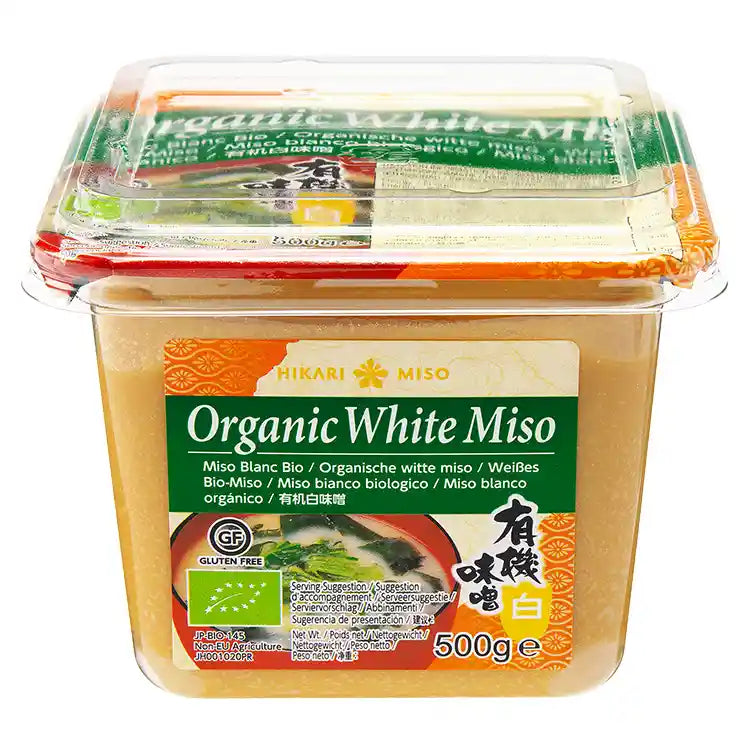 日本料理酱 有机白味噌酱 500克 盒装 /Bio Miso Paste Weiß 500g HIKARI