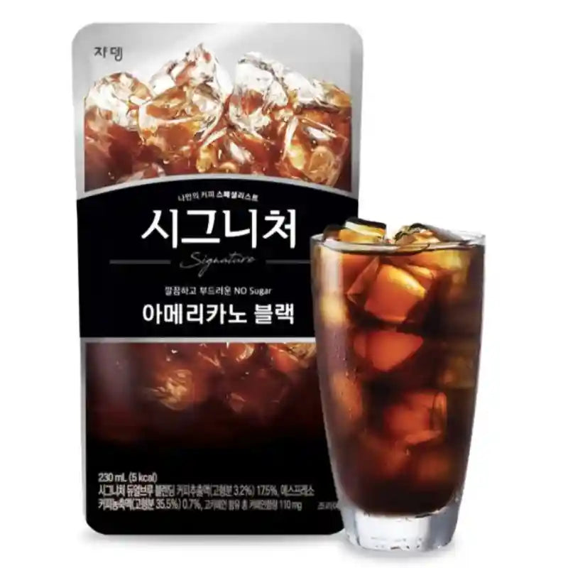 韩国 即饮Signature美式黑咖啡 袋装 230毫升 /Signature Americano Kaffeebeutel 230ml Jardin